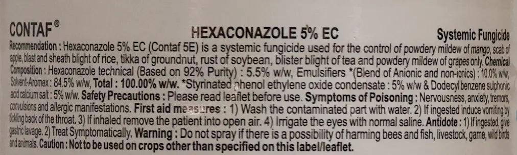 CONTAF FUNGICIDE